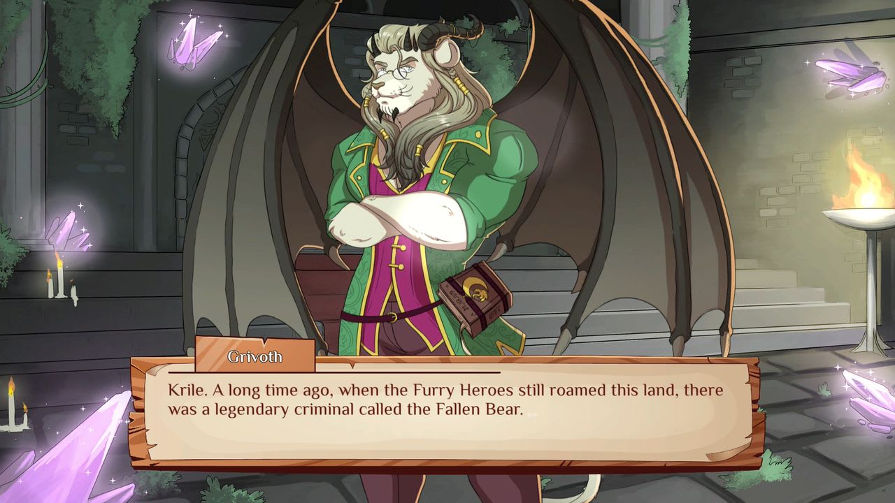 Burrow Of The Fallen Bear A Gay Furry Visual Novel Para Nintendo Switch Site Oficial Da