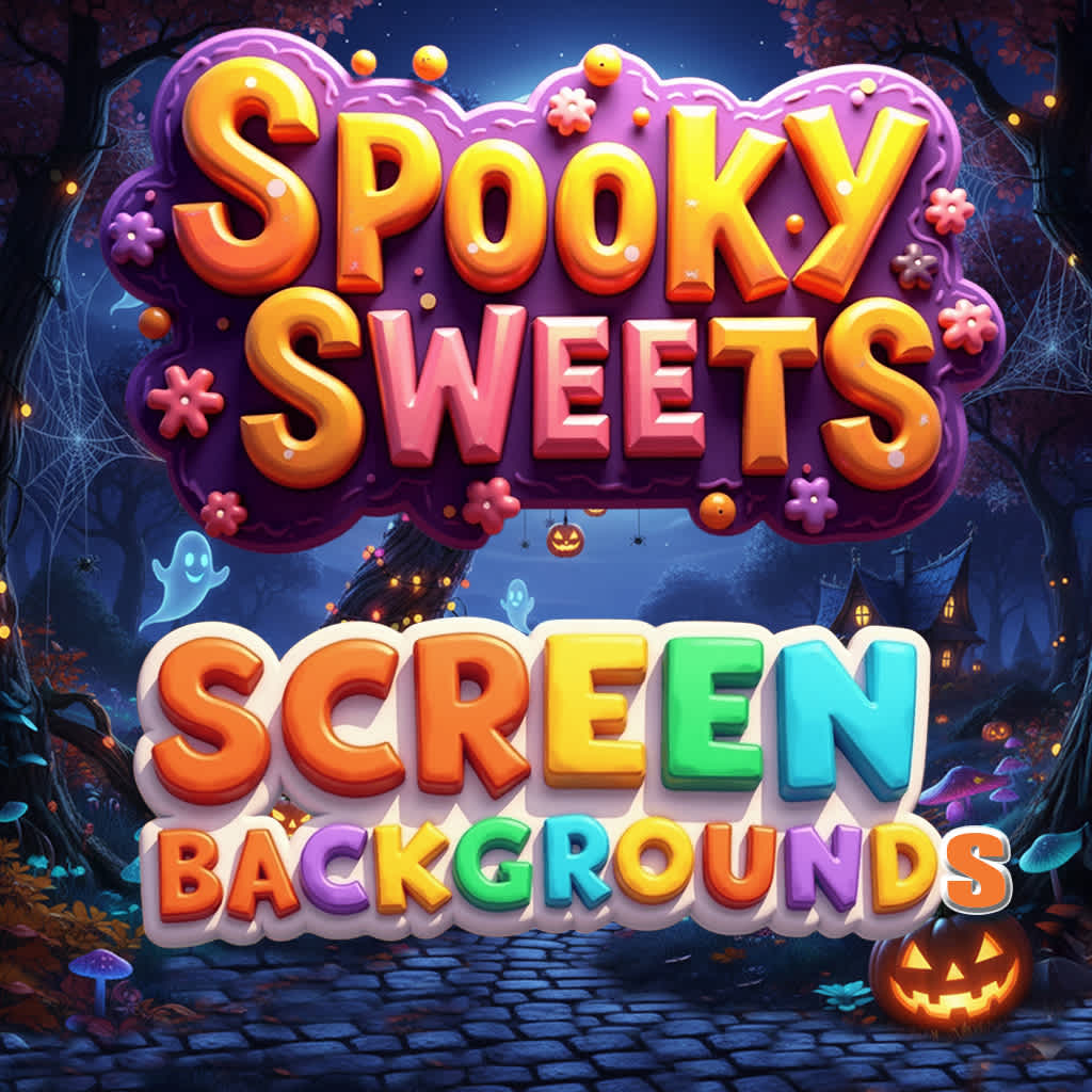 Spooky Sweets: Screen Backgrounds