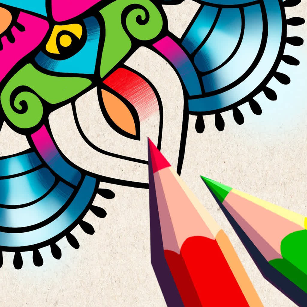 Coloring Book: Mandalas icon