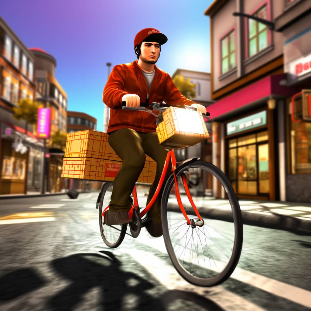 Express Courier Pro: Urban Bike Delivery Simulator 2024!