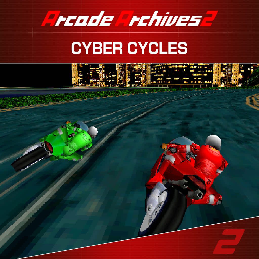 Okładka gry Arcade Archives 2 CYBER CYCLES na Nintendo Switch 2