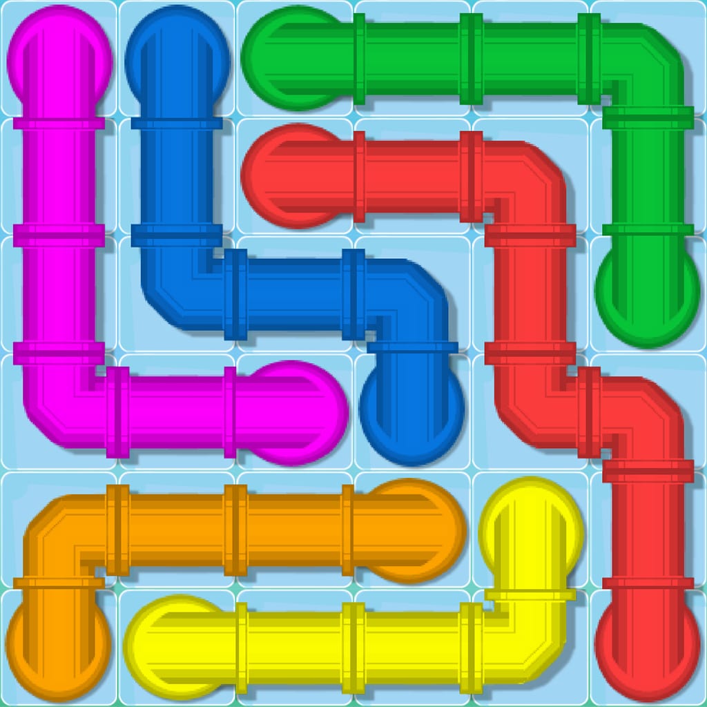 Connect Color Dots: Fun Water Flow Pipe Line Art Puzzle Game