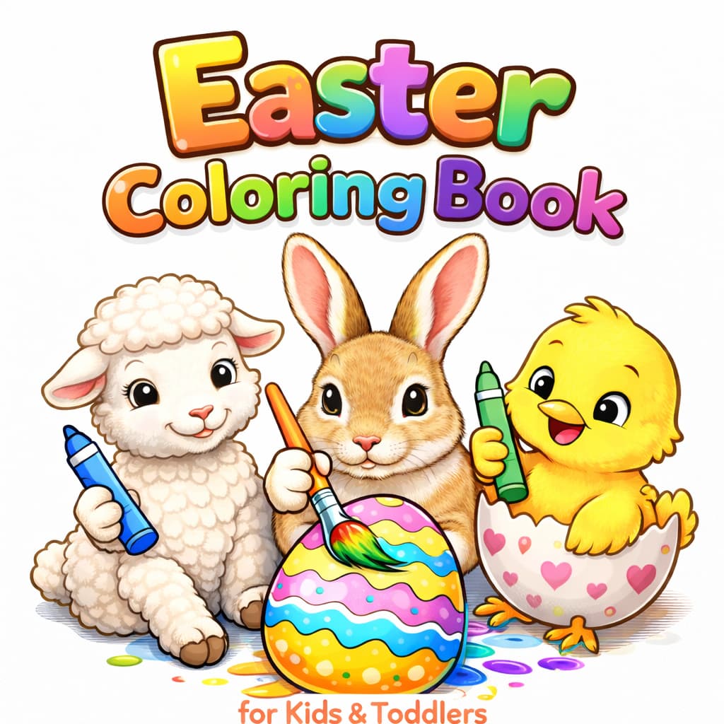 Okładka gry Easter Coloring Book for Kids & Toddlers na Nintendo Switch