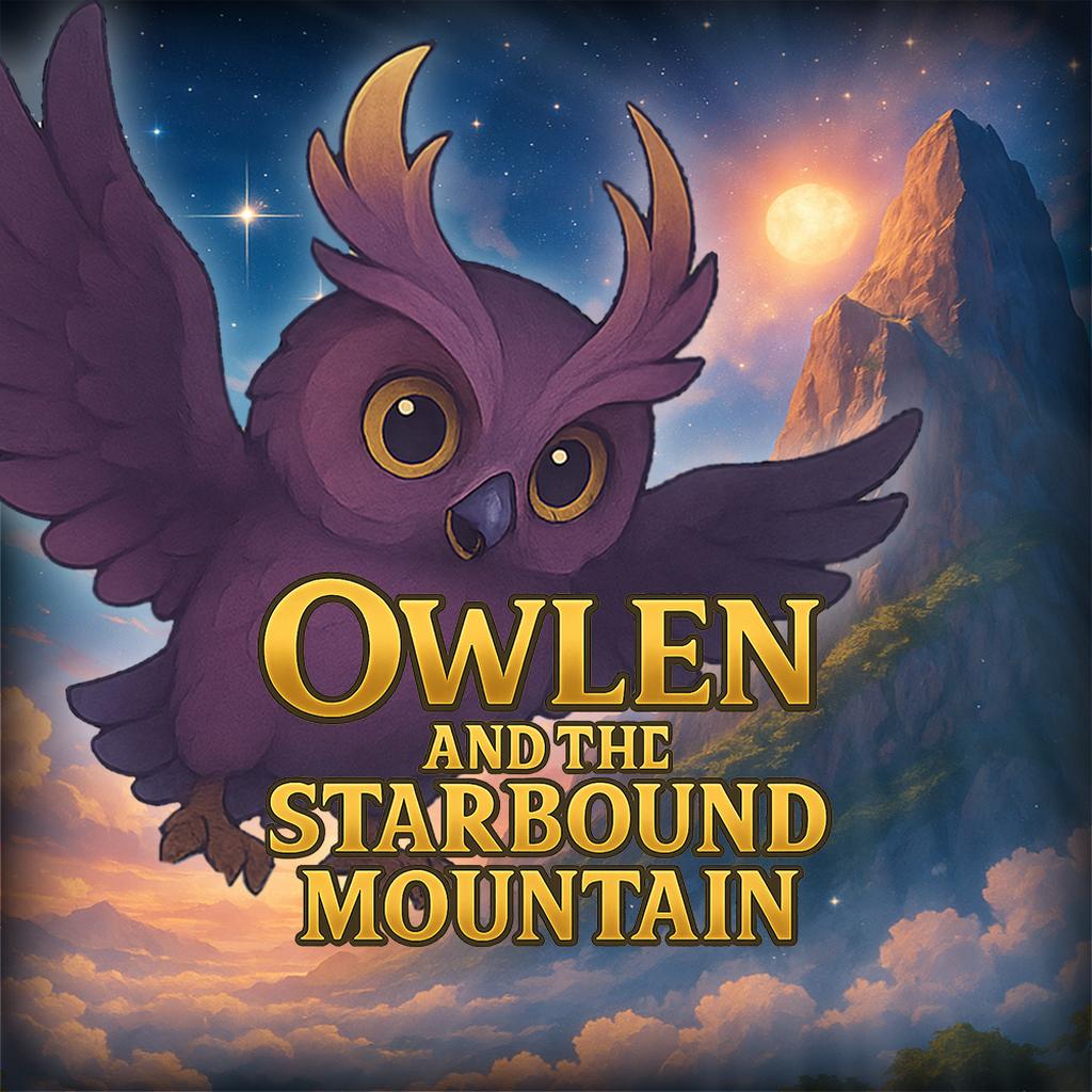 Okładka gry Owlen and the Starbound Mountain na Nintendo Switch