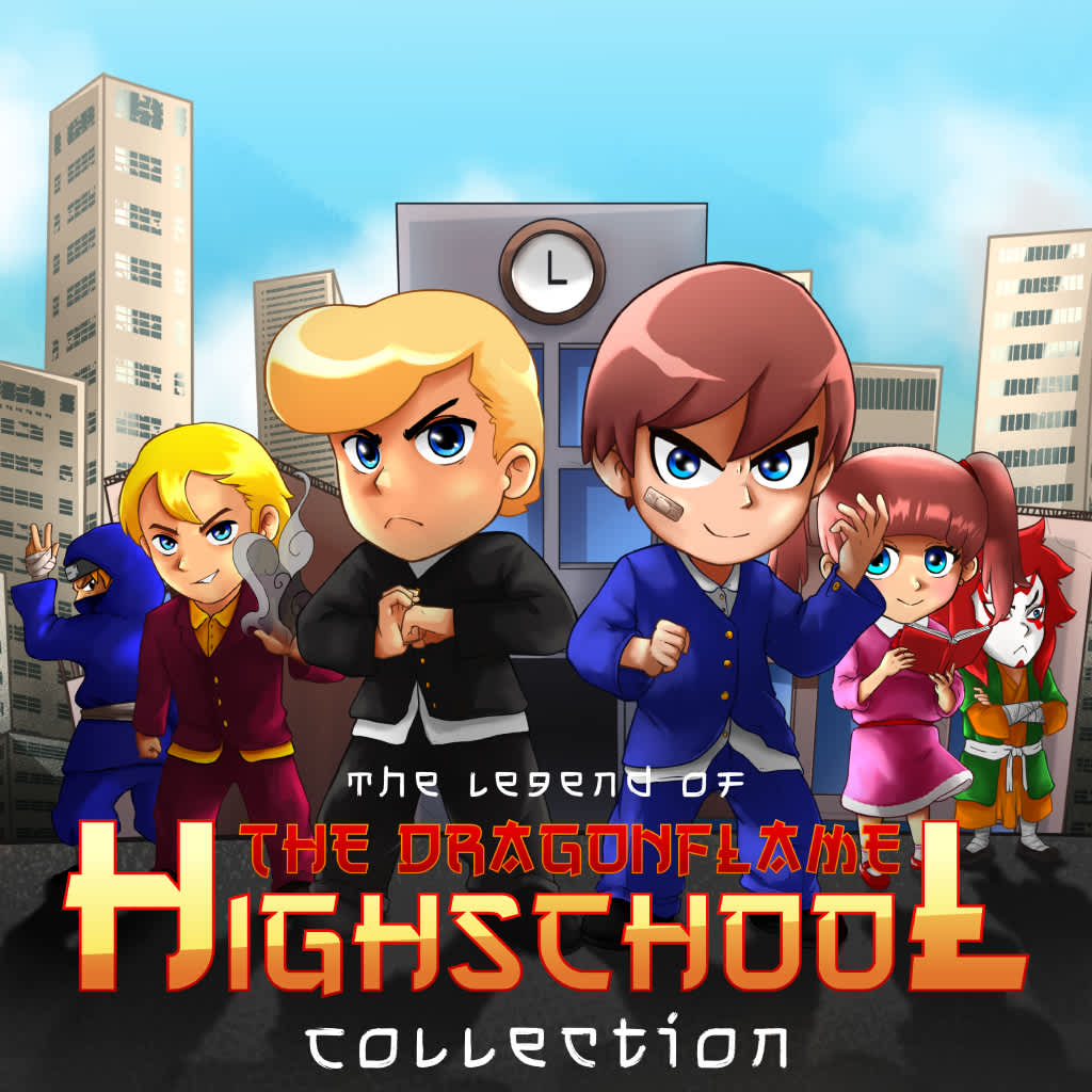 The Legend of the Dragonflame Highschool Collection