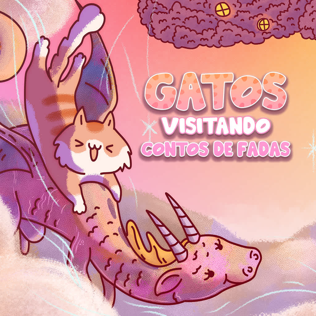 Gatos Visitando Contos de Fadas