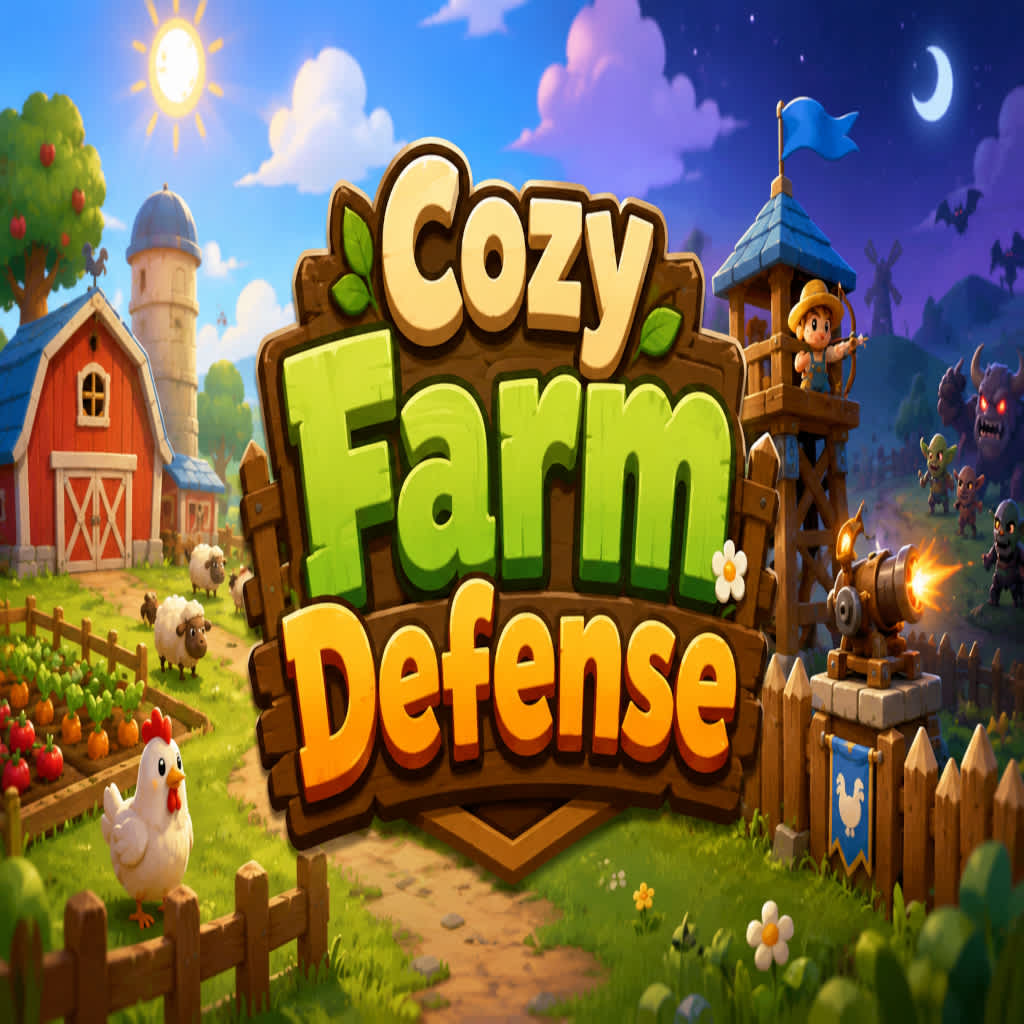 Okładka gry Cozy Farm Defense na Nintendo Switch