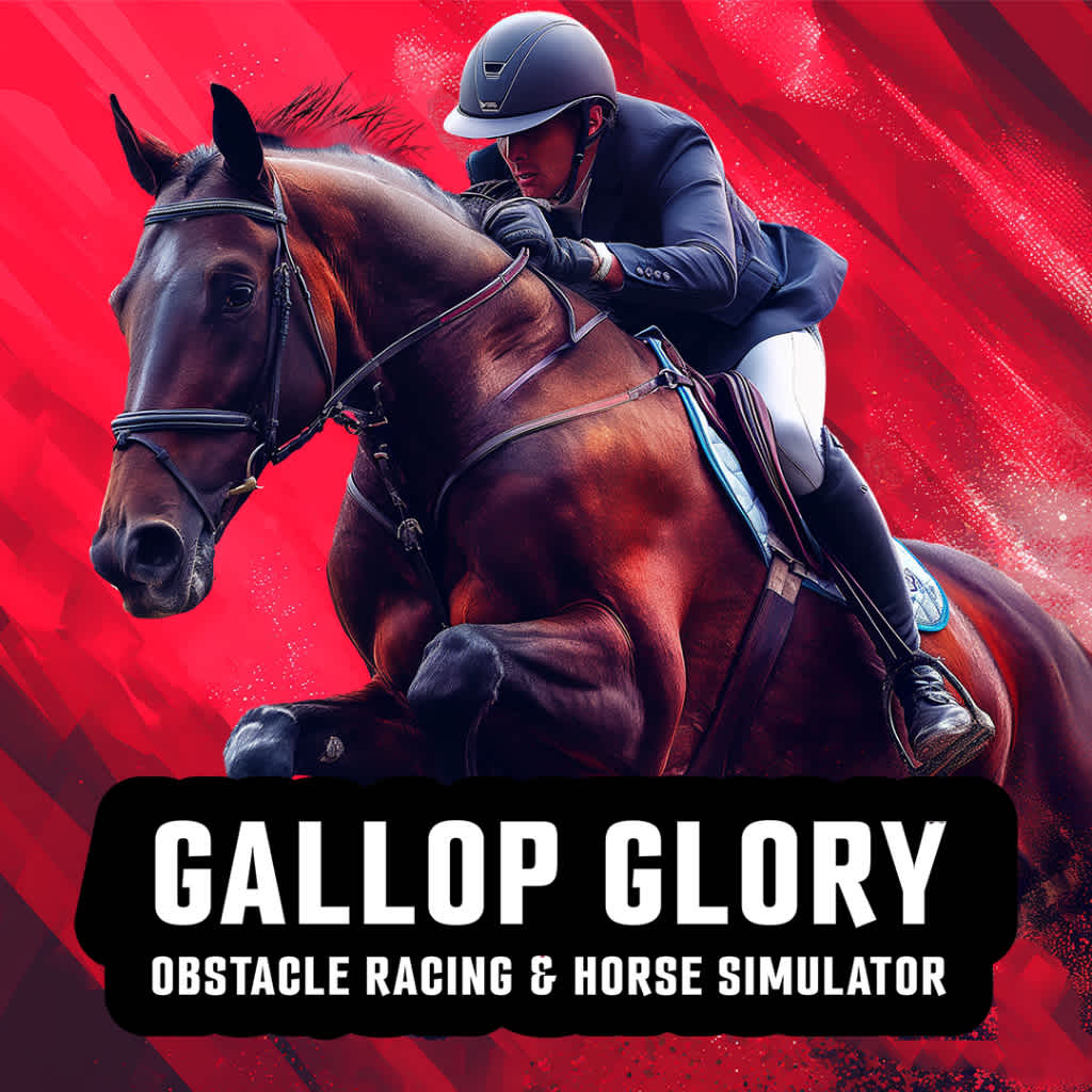 Copertina di Gallop Glory: Obstacle Racing & Horse Simulator