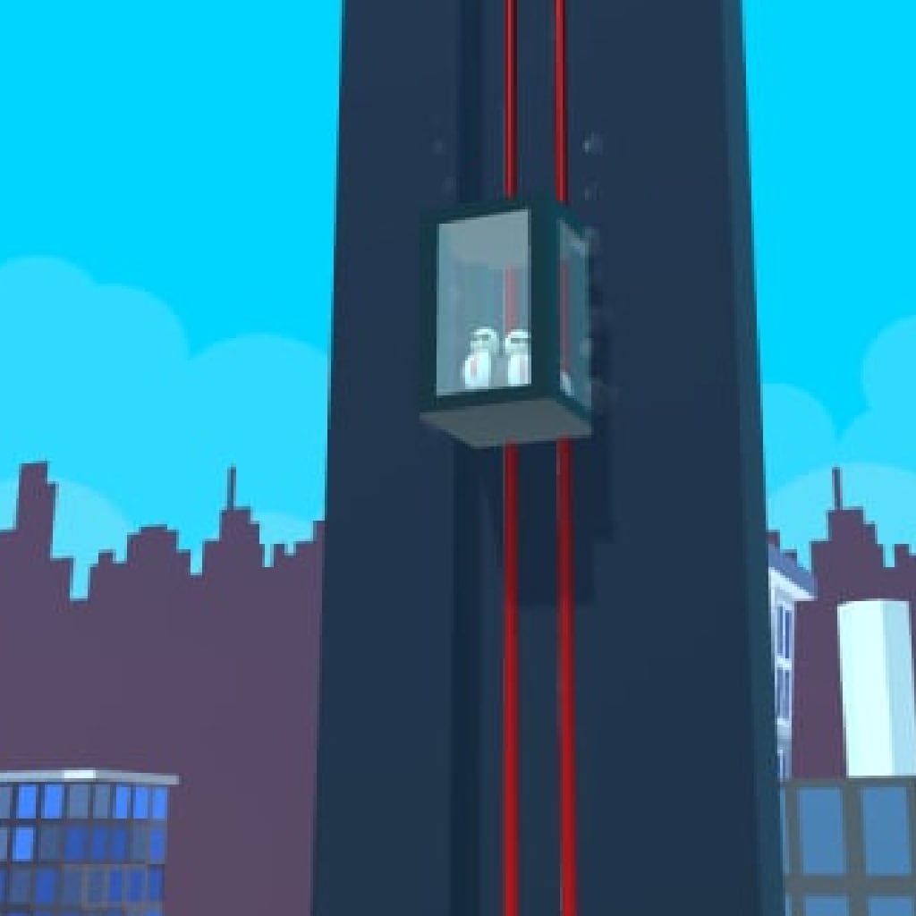 Falling Elevator - Hyper Casual Demolish Escape Survival Game