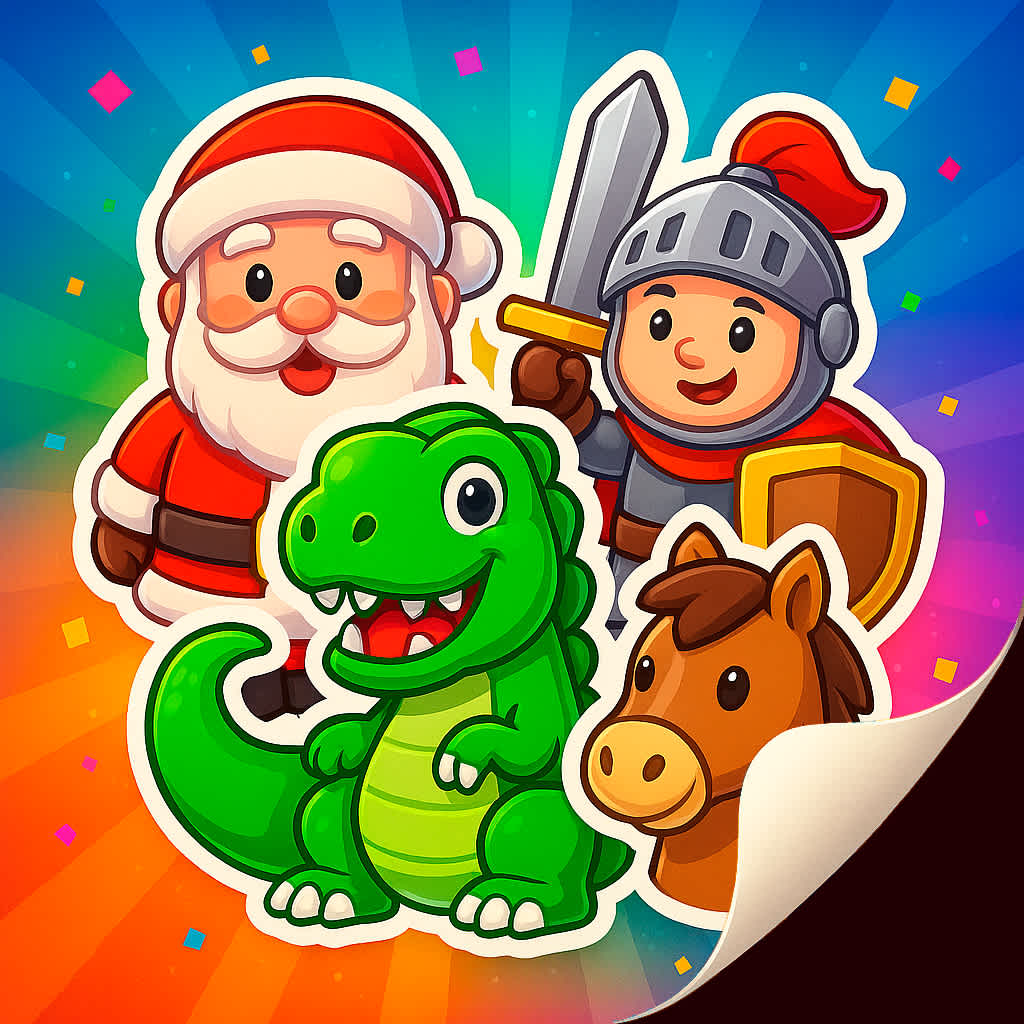 Super Sticker Studio - Creative Sticker Book Game for Kids