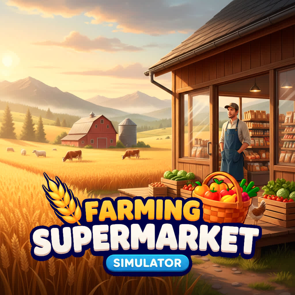 Okładka gry Farming Supermarket Simulator na Nintendo Switch