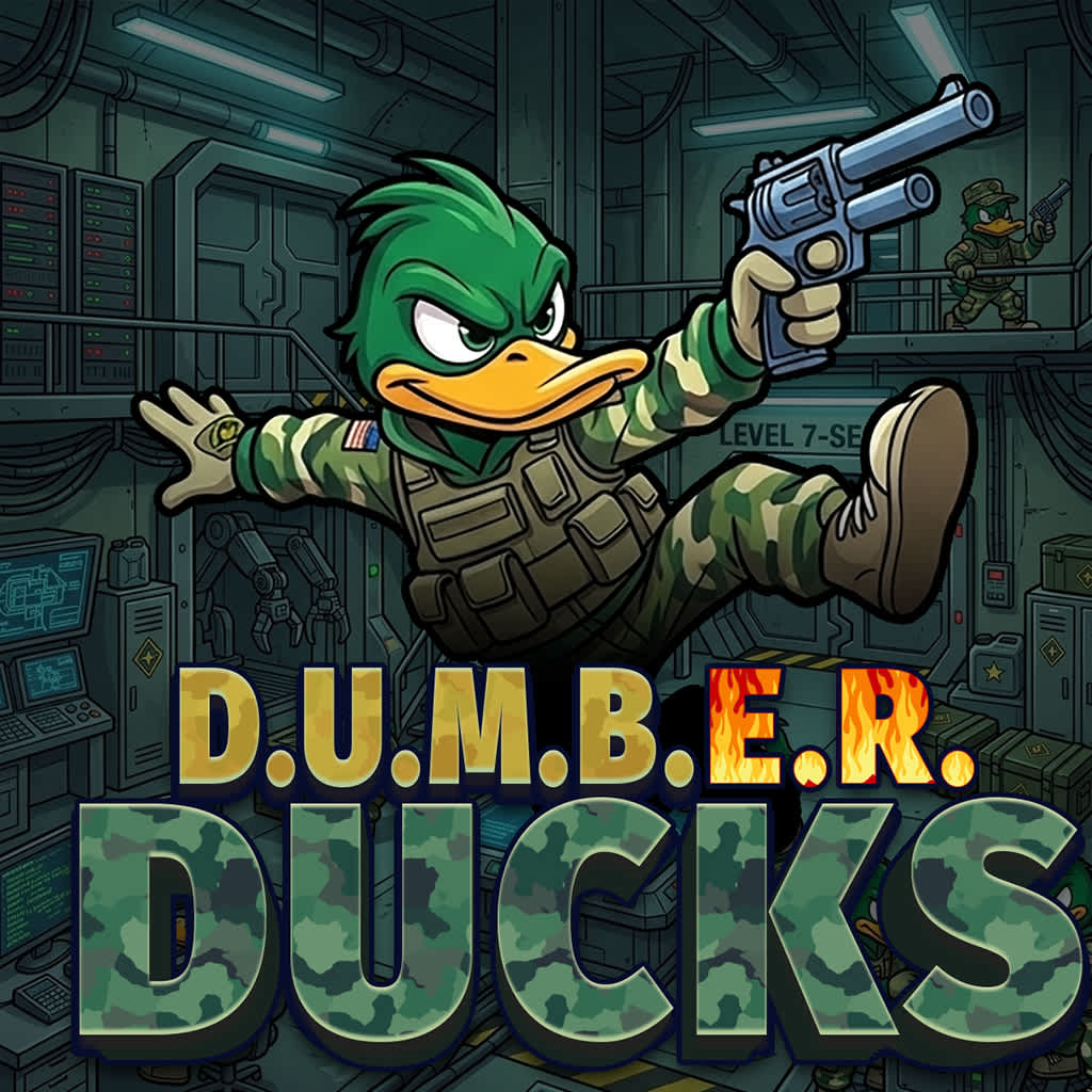 Okładka gry D.U.M.B.E.R. Ducks na Nintendo Switch