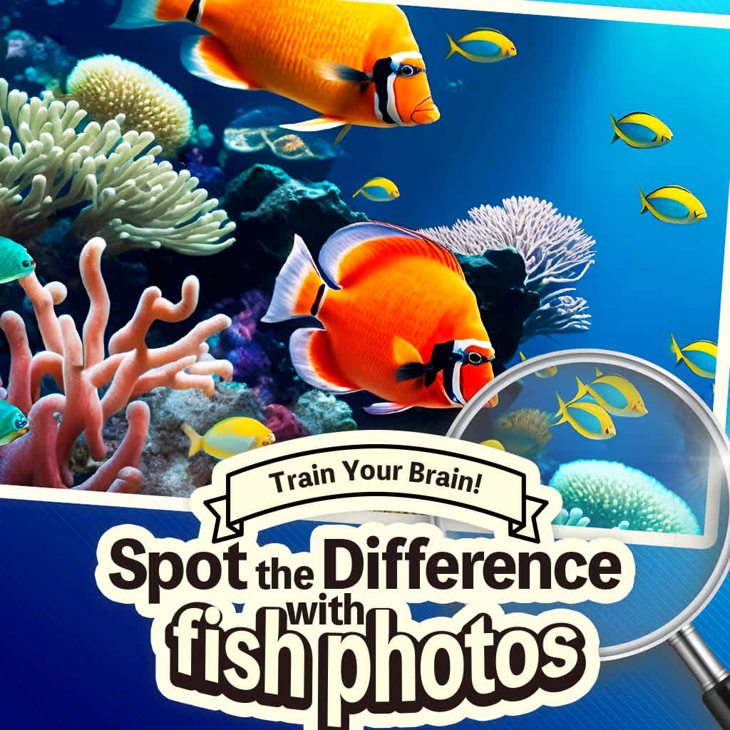 Train Your Brain! Spot the Difference with fish photos