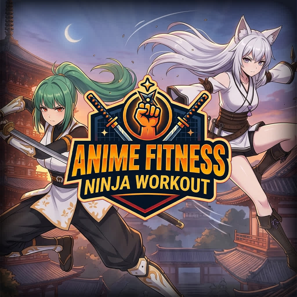 Okładka gry Anime Fitness - Ninja Workout na Nintendo Switch