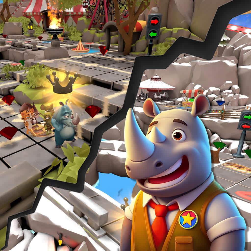 Okładka gry Carnival Heroes: 24 funny minigames na Nintendo Switch