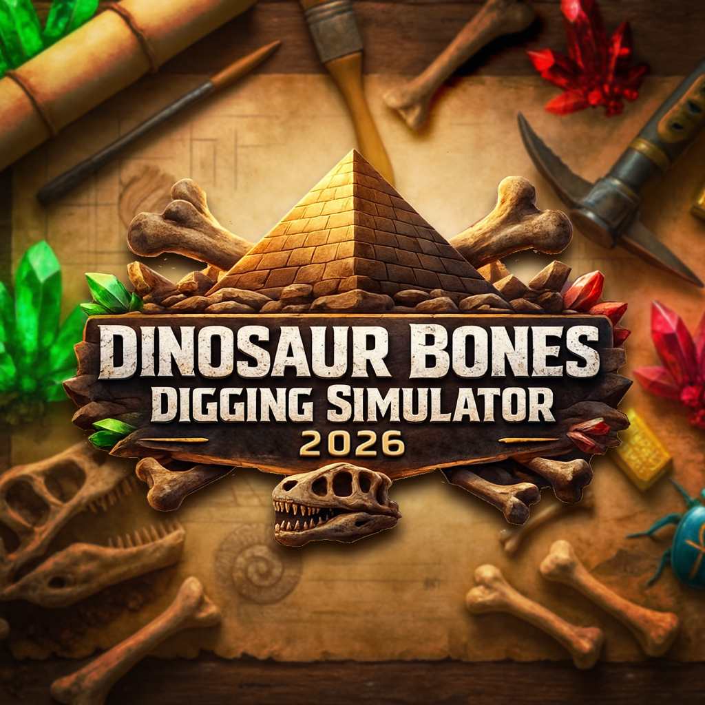 Dinosaur Bones Digging Simulator 2026 icon
