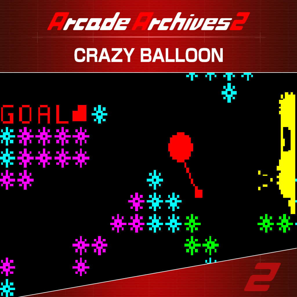 Okładka gry Arcade Archives 2 CRAZY BALLOON na Nintendo Switch 2