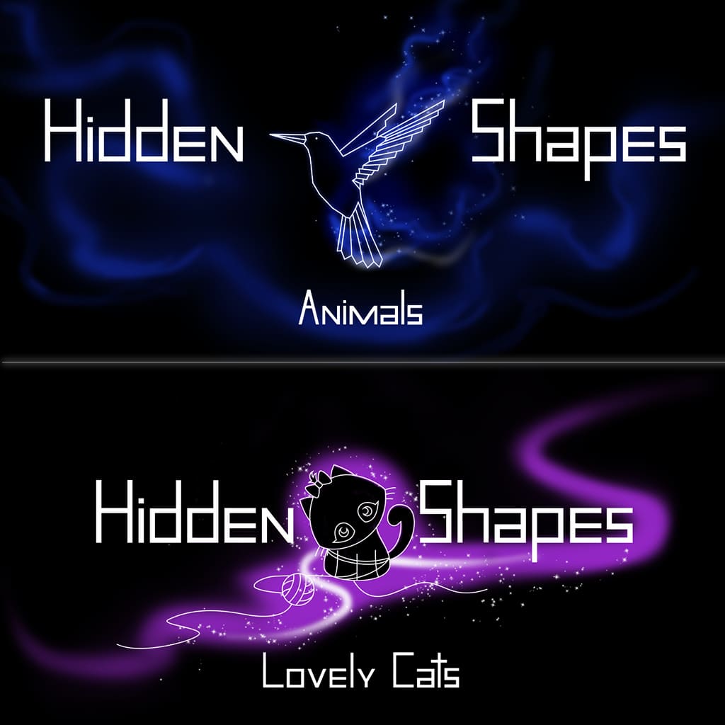Hidden Shapes: Animals + Lovely Cats