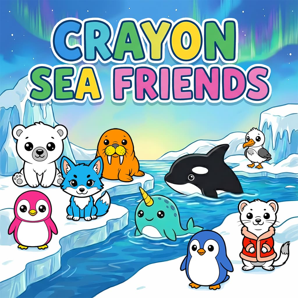CRAYON SEA FRIENDS