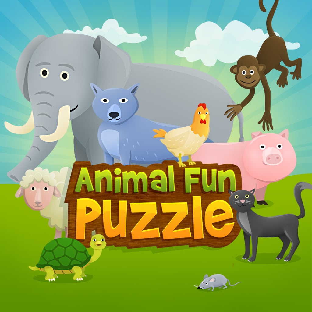Animal Fun Puzzle - Aprendizagem e jogo divertido na pré-escola e no jardim de infância para crianças e bebês
