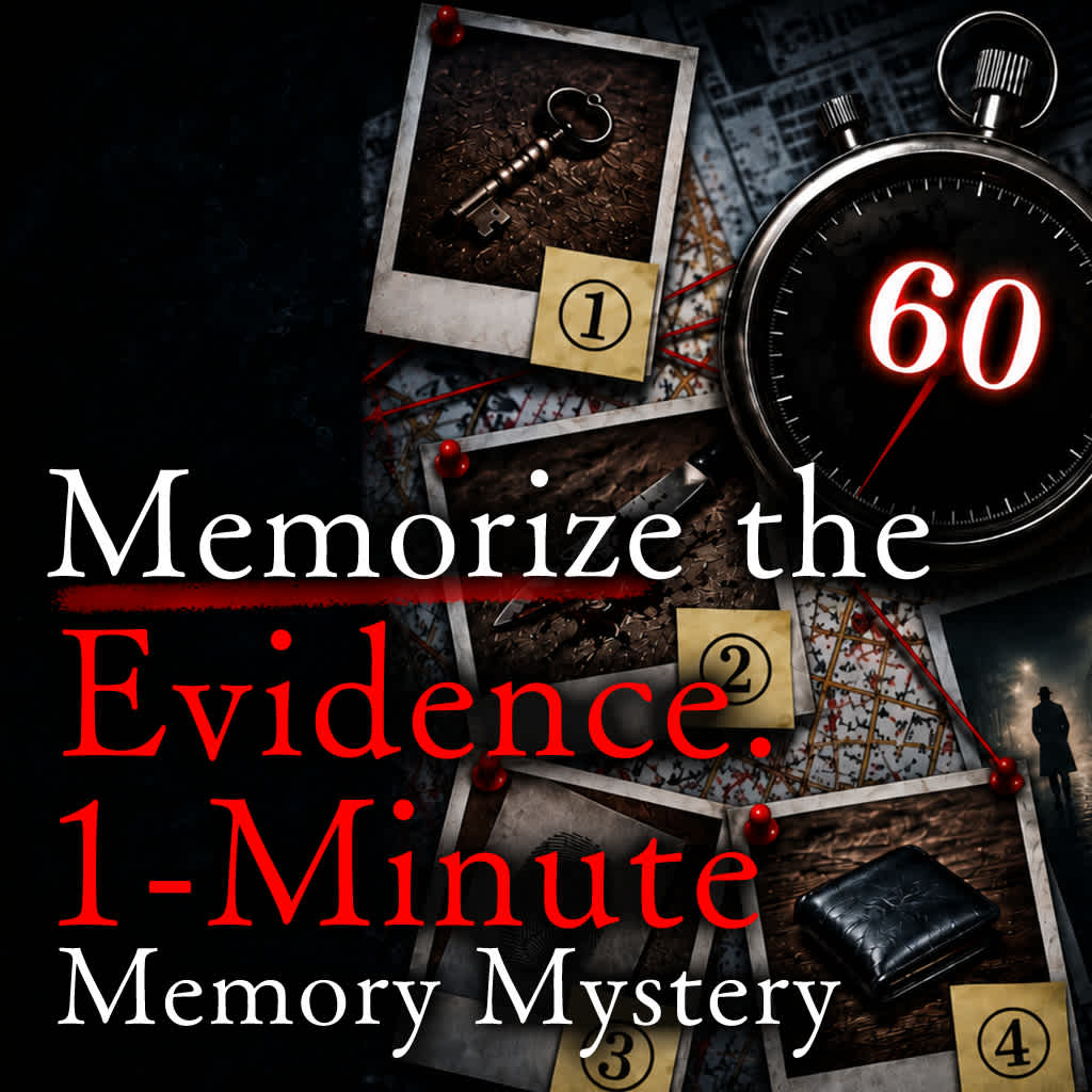 Memorize the Evidence.1-Minute Memory Mystery