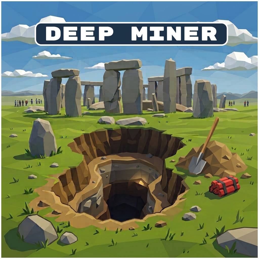 Okładka gry Deep miner na Nintendo Switch