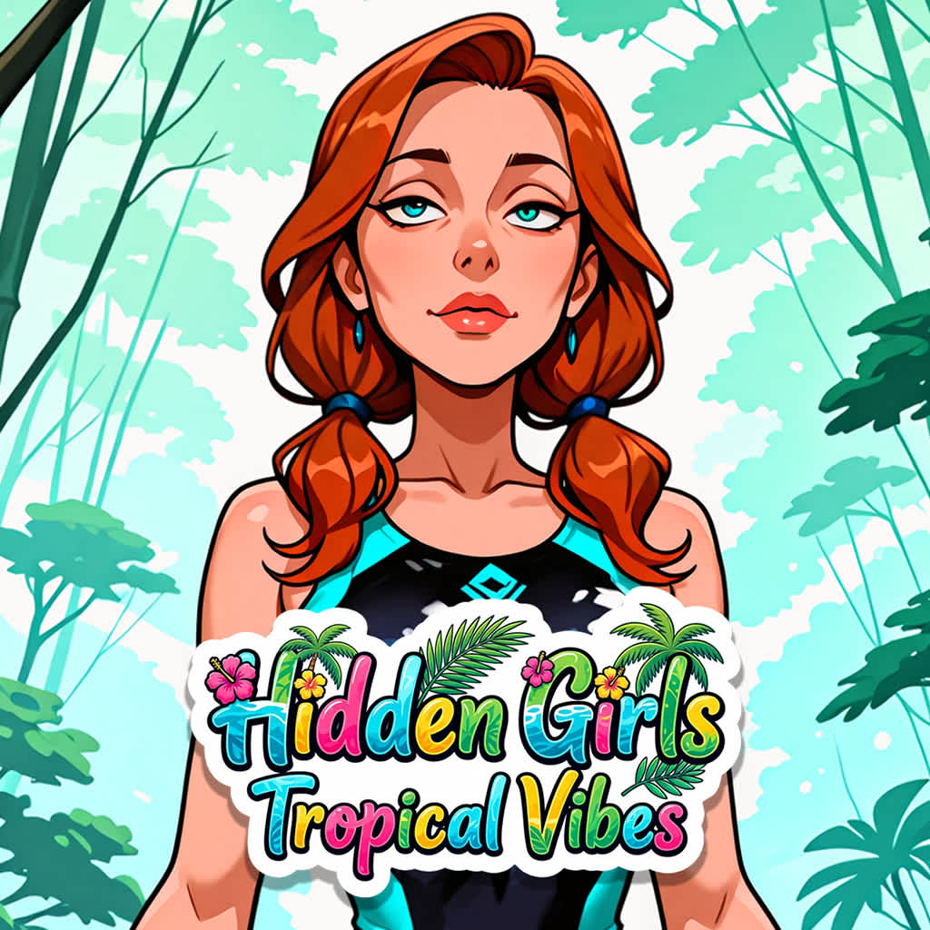 Okładka gry Hidden Girls: Tropical Vibes na Nintendo Switch