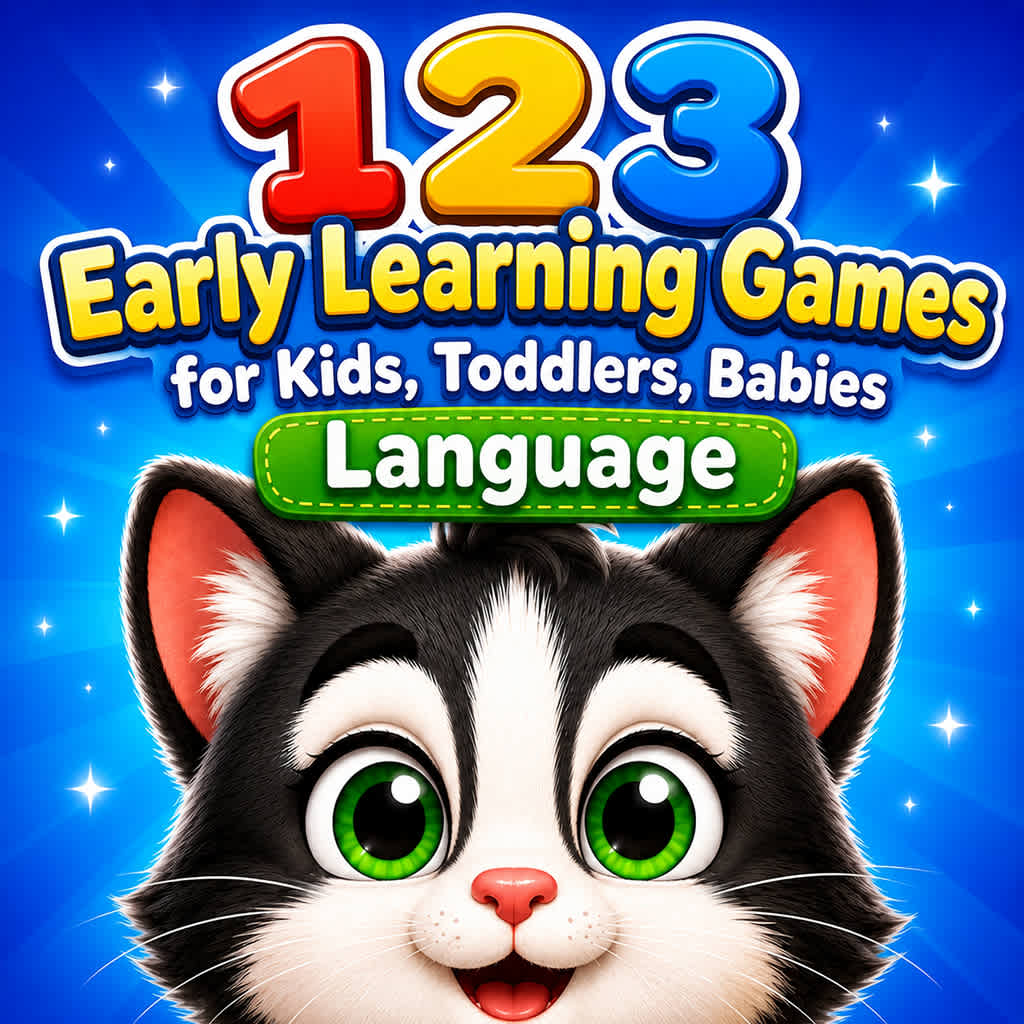 123 Early Learning Games for Kids, Toddlers, Babies - Language
