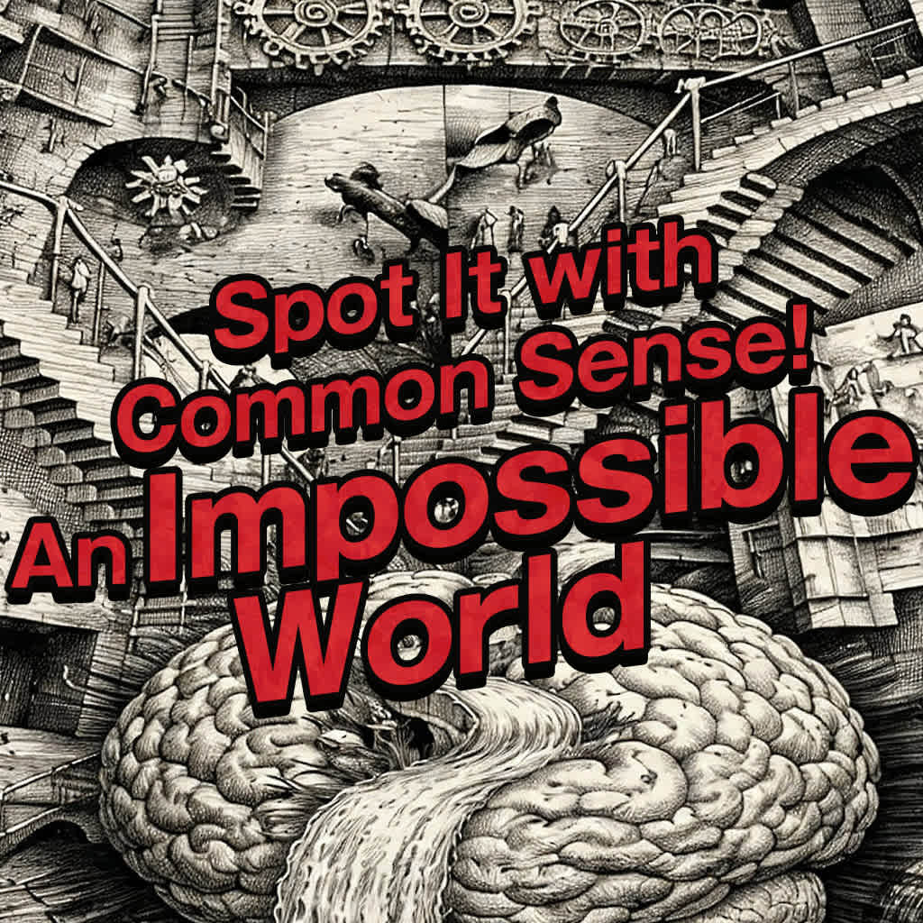 Okładka gry Spot the Impossible with Common Sense! na Nintendo Switch