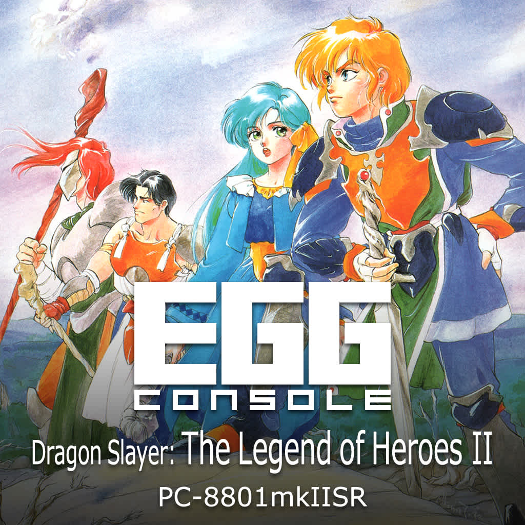 EGGCONSOLE Dragon Slayer: The Legend of Heroes II PC-8801mkIISR