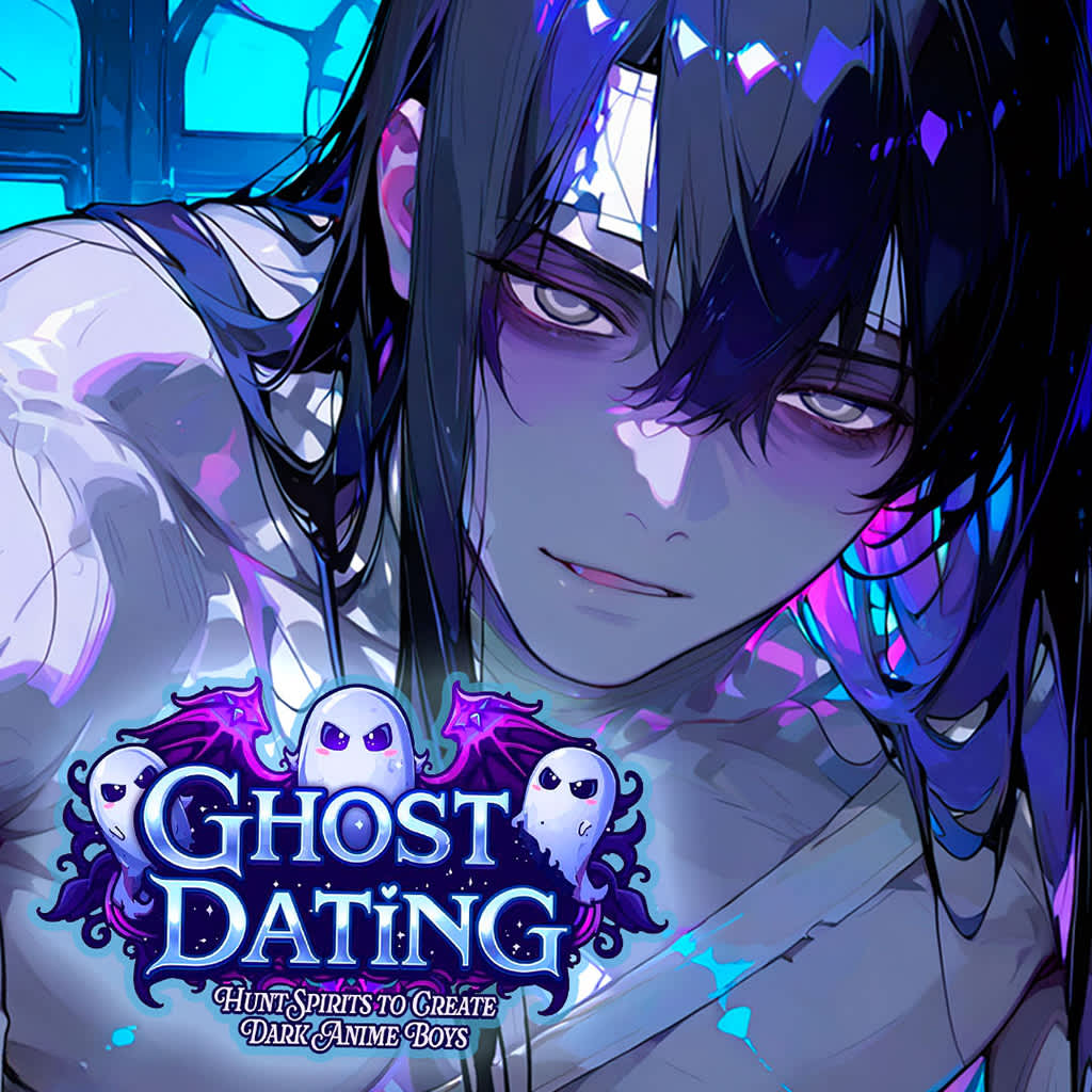 Okładka gry Ghost Dating: Hunt Spirits to Create Dark Anime Boys na Nintendo Switch