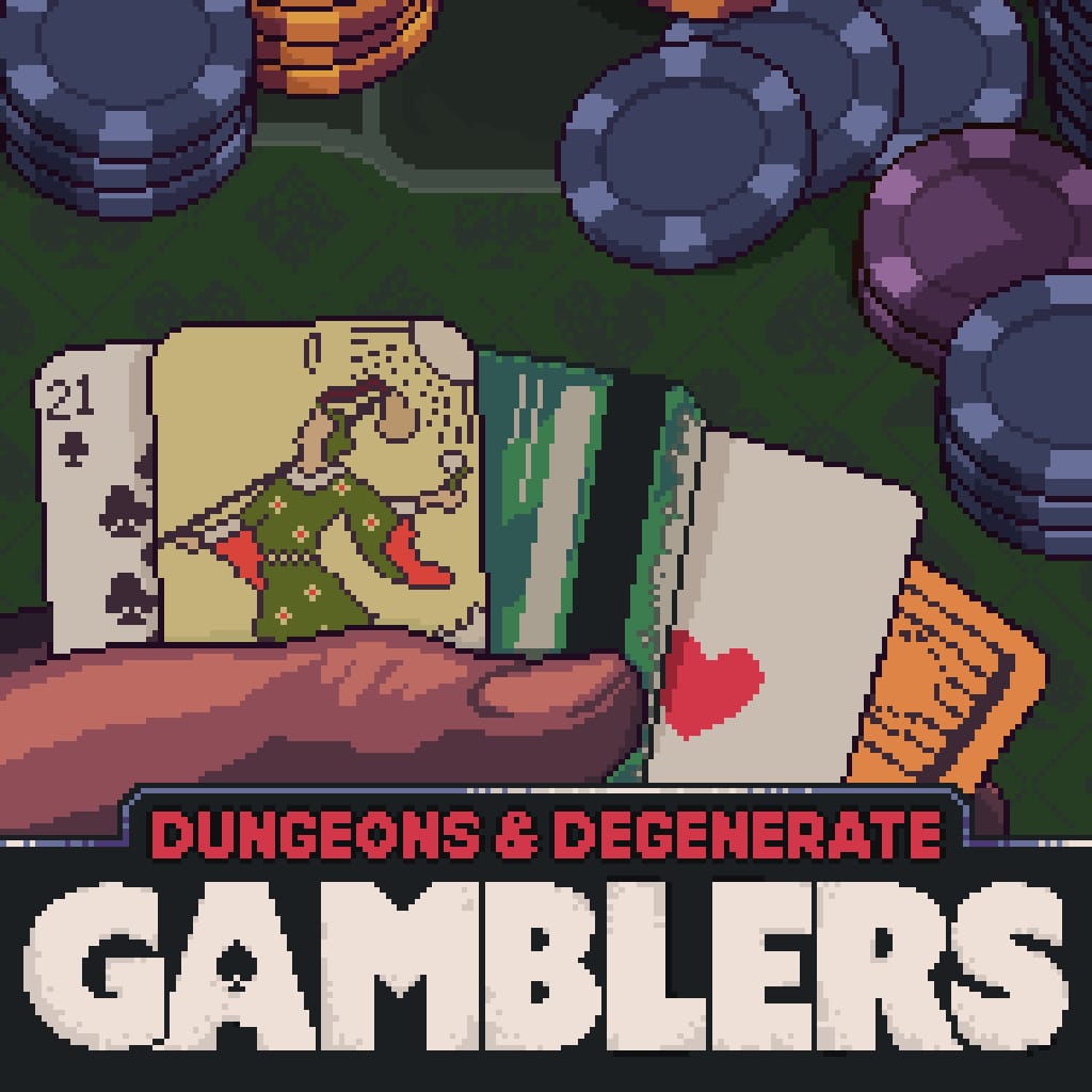 Okładka gry Dungeons & Degenerate Gamblers na Nintendo Switch