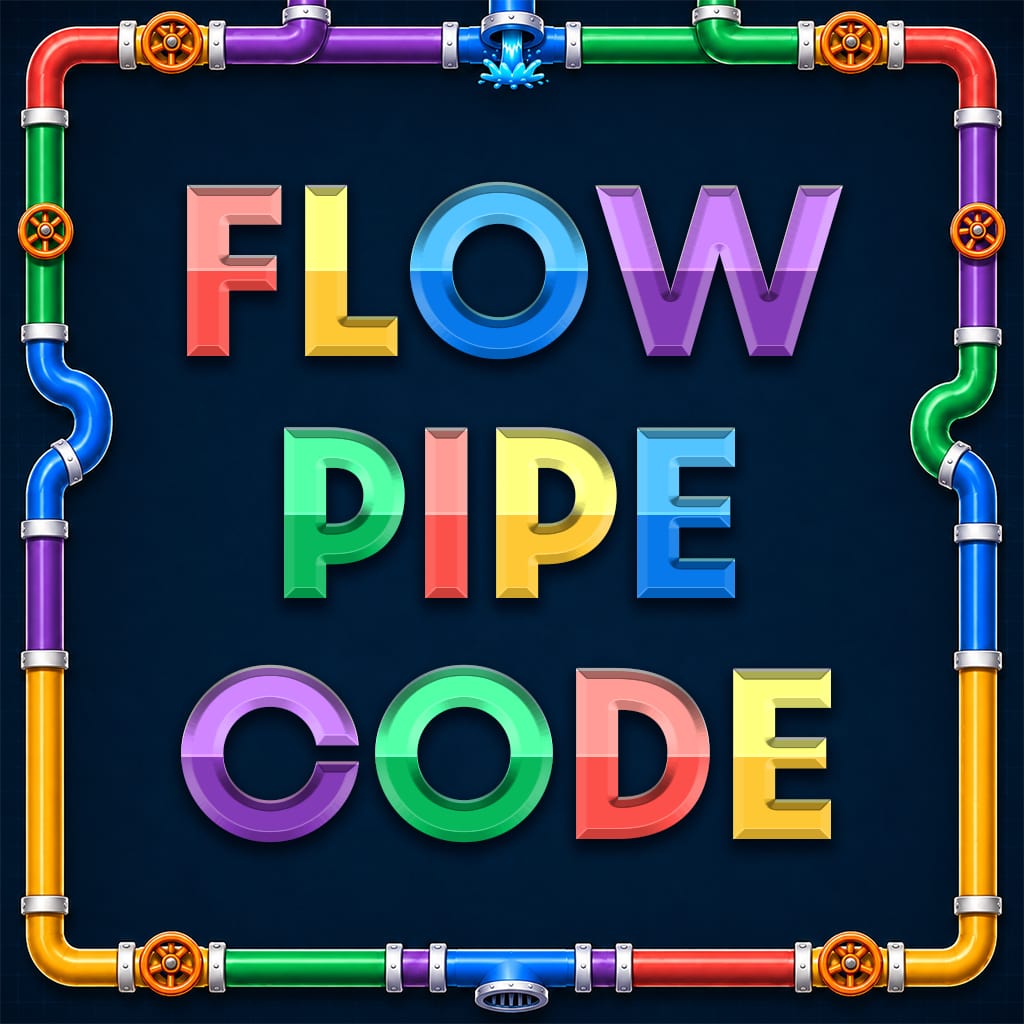 Okładka gry FLOW PIPE CODE 〜Connect the Pipes Logic Puzzle〜 na Nintendo Switch