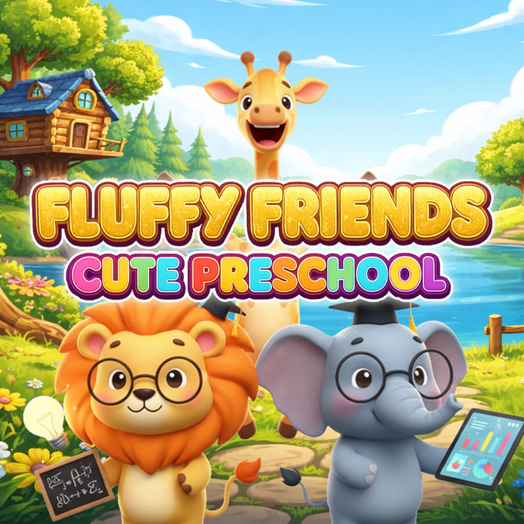 Copertina di Fluffy Friends - Cute Preschool