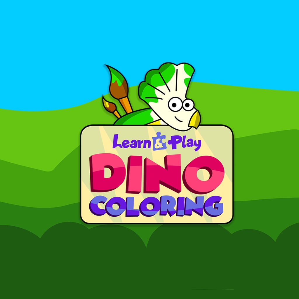 Learn & Play: Dino Coloring