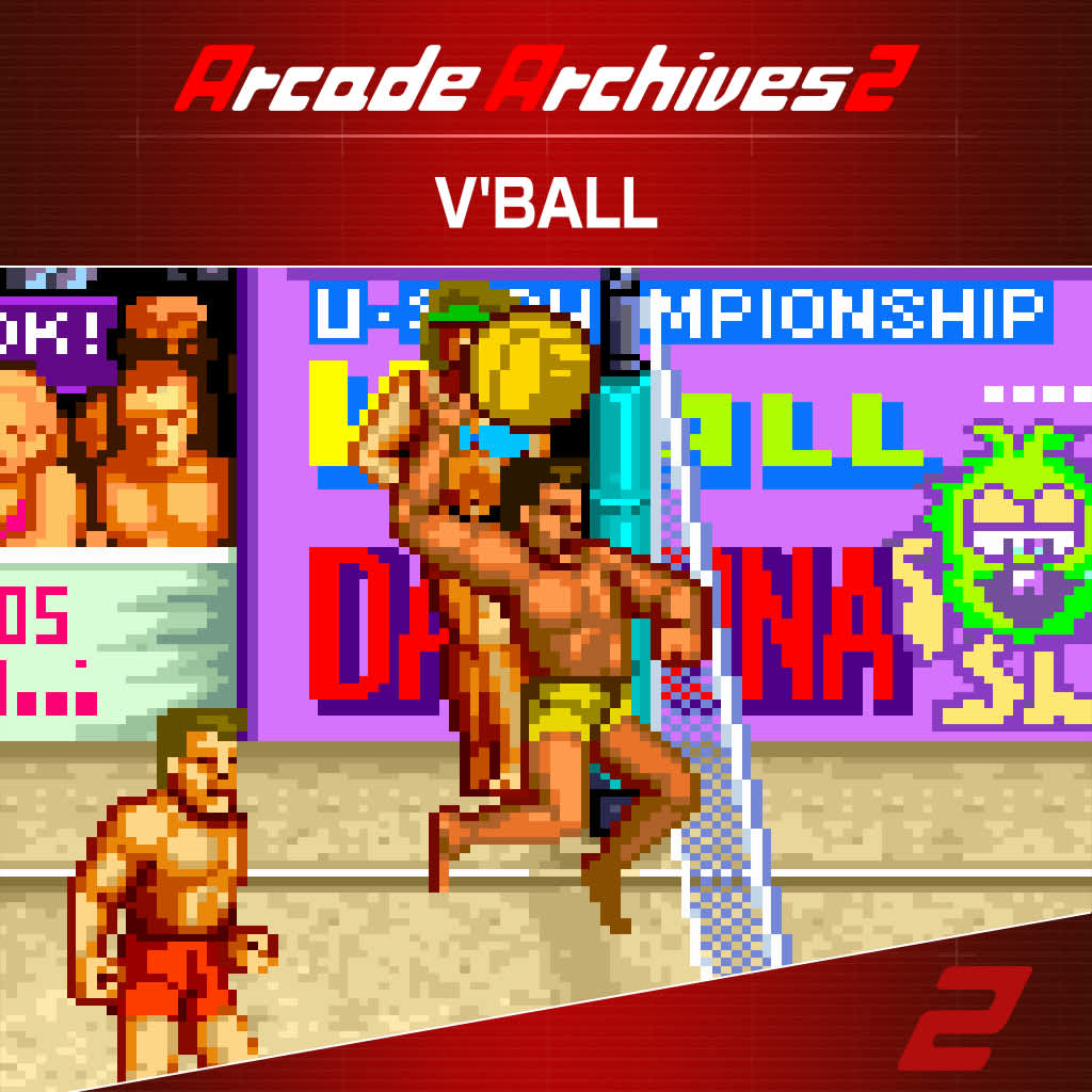 Okładka gry Arcade Archives 2 V'BALL na Nintendo Switch 2