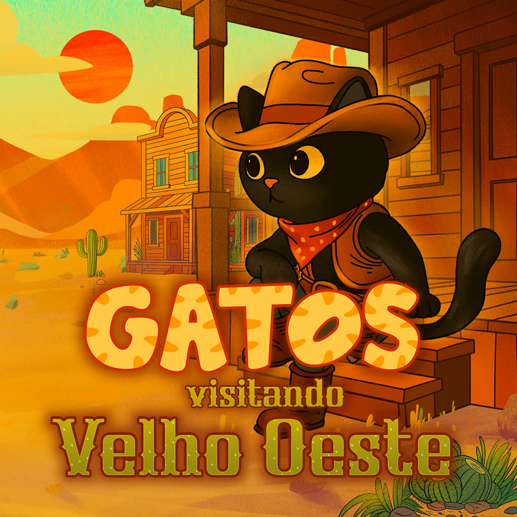 Gatos visitando Velho Oeste