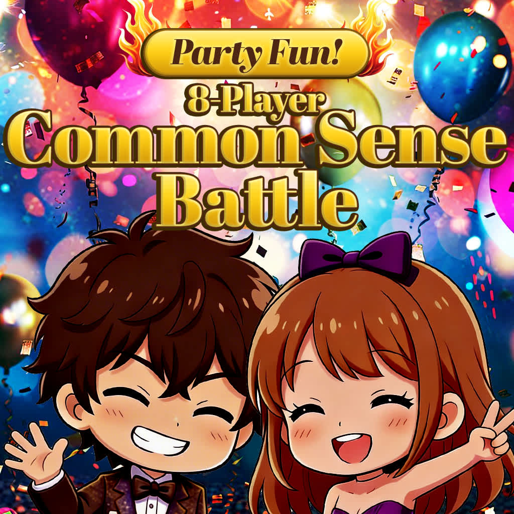 Okładka gry Party Fun! 8-Player Common Sense Battle na Nintendo Switch