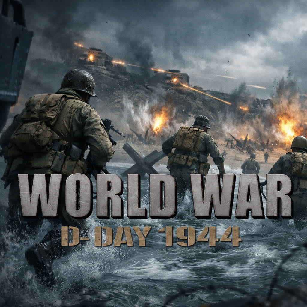 Okładka gry World War: D-Day 1944 na Nintendo Switch