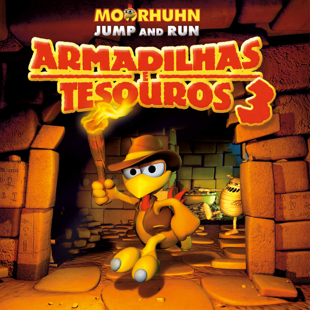 Moorhuhn Jump and Run 'Armadilhas e Tesouros 3'