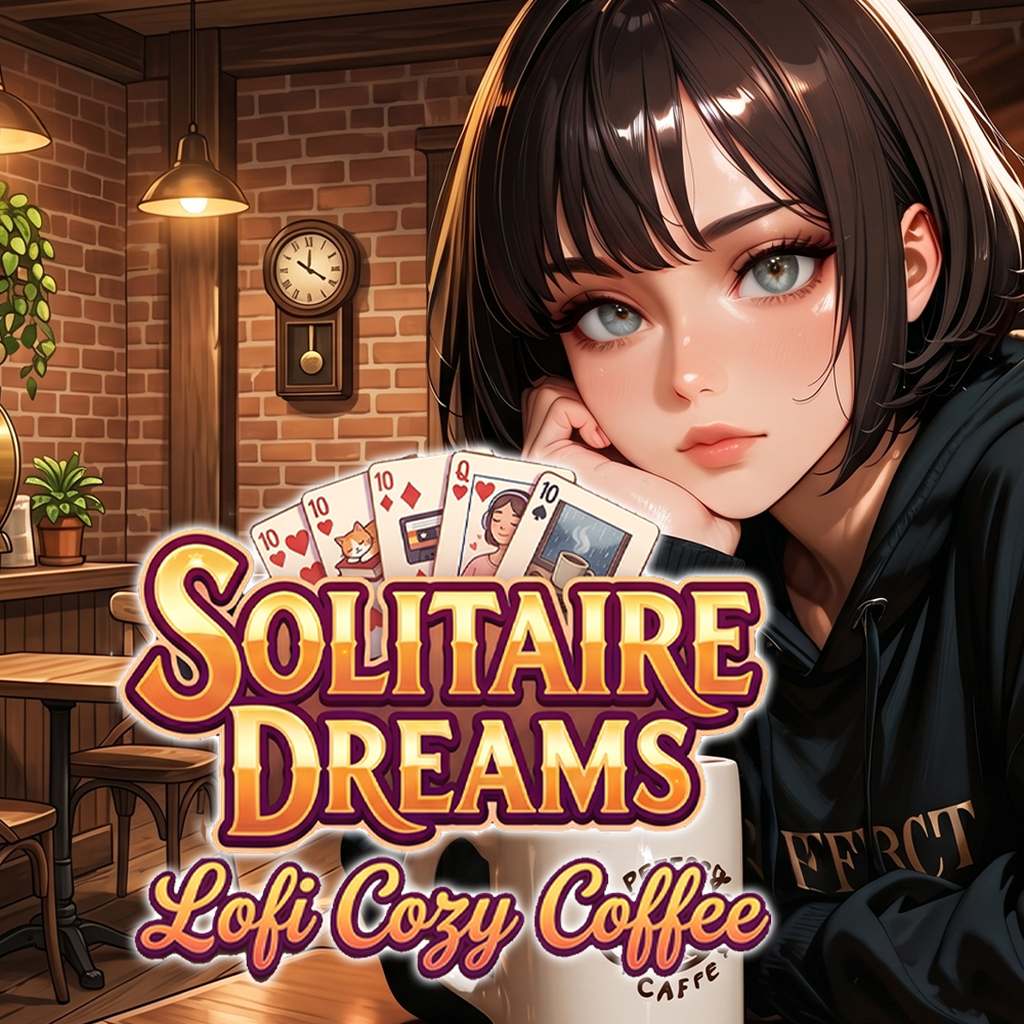 Okładka gry Solitaire Dreams - Lofi Cozy Coffee na Nintendo Switch