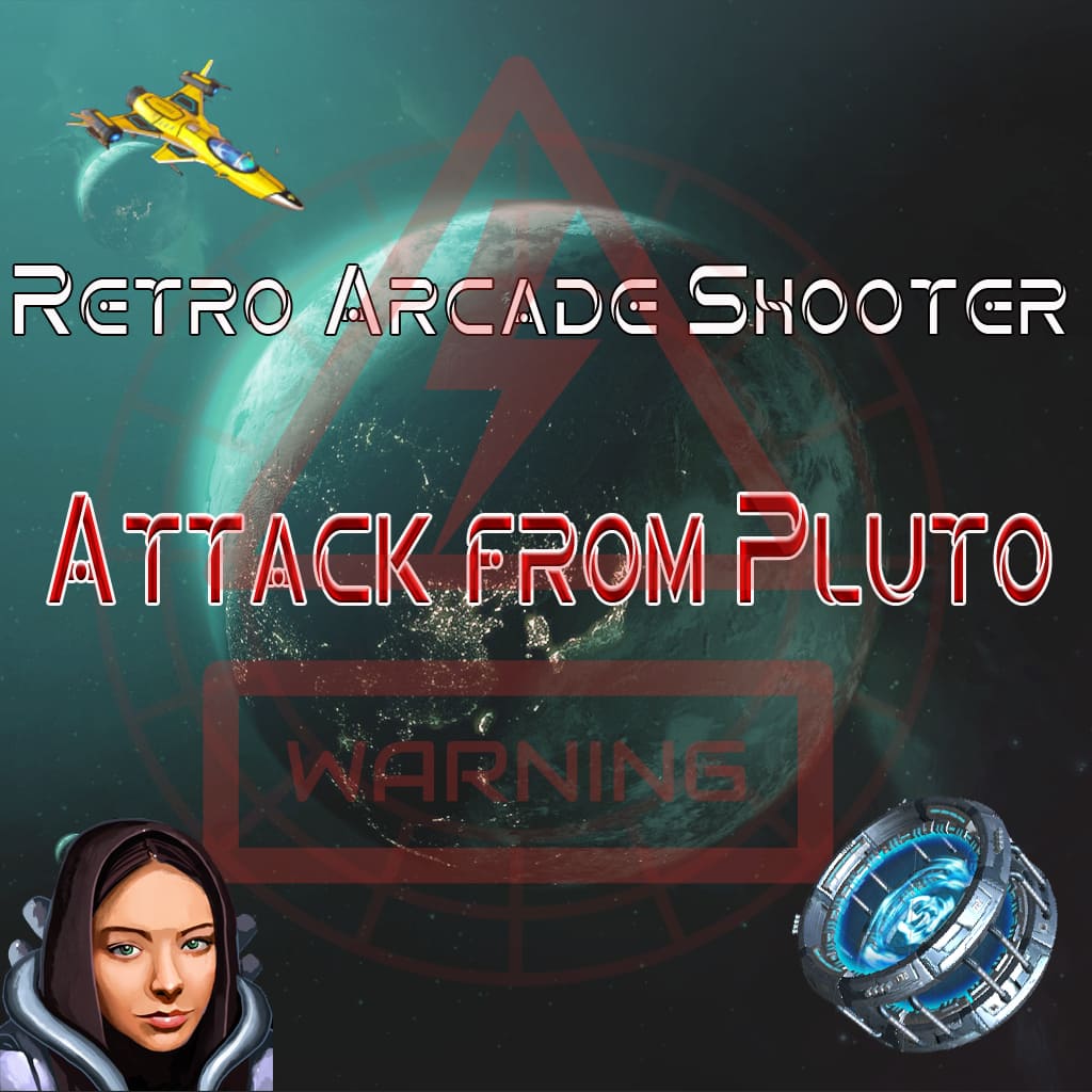 Retro Arcade Shooter - Attack from Pluto