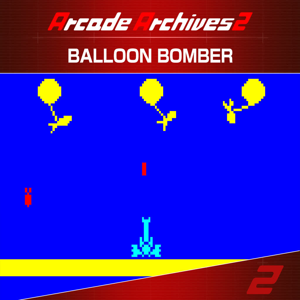 Okładka gry Arcade Archives 2 BALLOON BOMBER na Nintendo Switch 2