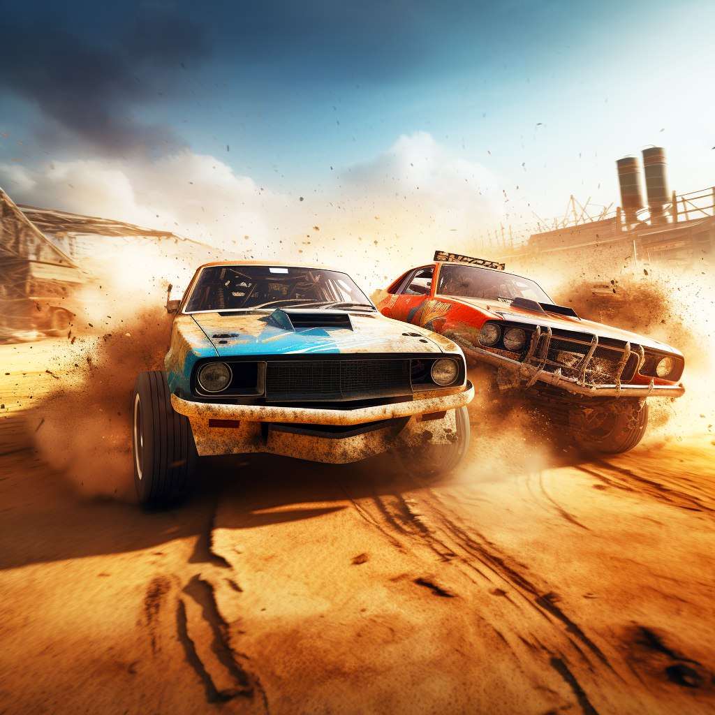 Heavy Car Battle - Demolition Derby