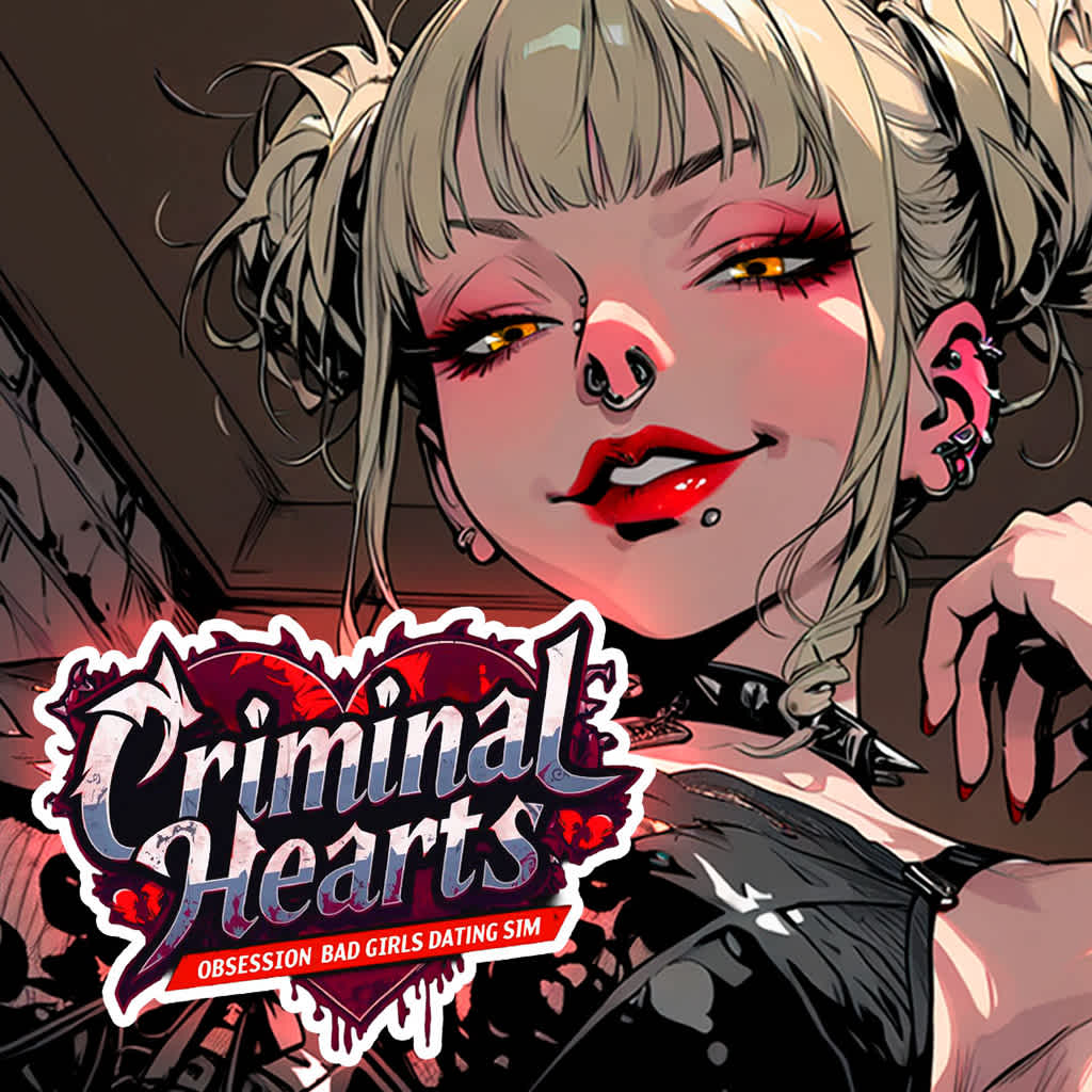 Copertina di Criminal Hearts: Obsession Bad Girls Dating Sim