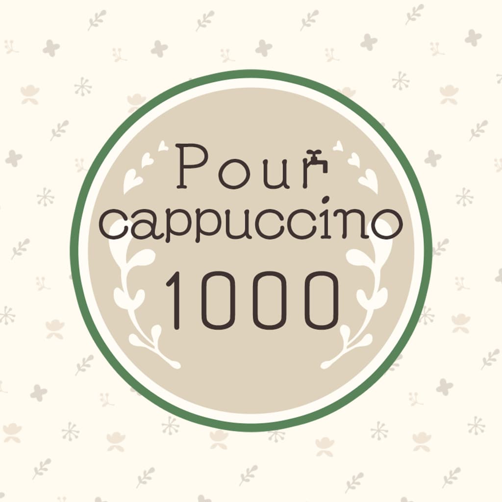 Pour cappuccino 1000