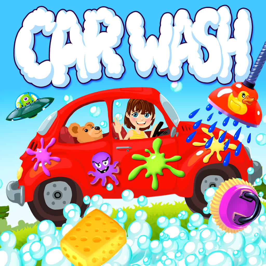 Car Wash - Jogo de garagem de carros e caminhões para bebês e crianças