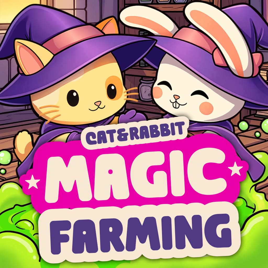 Okładka gry Cat&Rabbit Magic Farming na Nintendo Switch