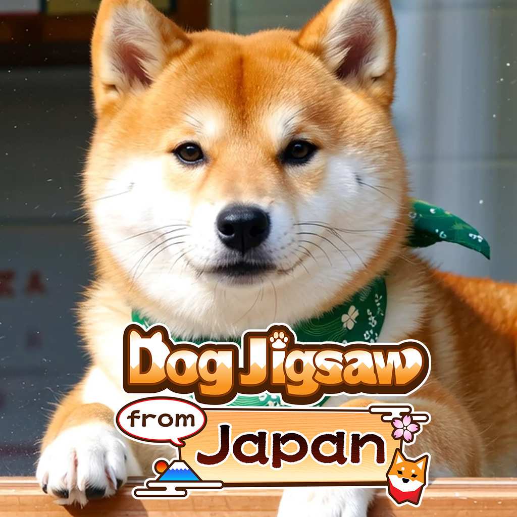 Dog Jigsaw from Japan