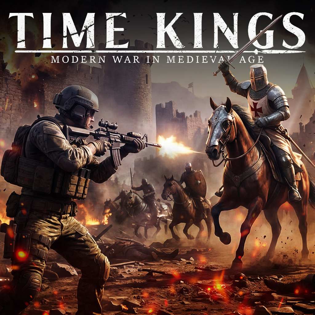 Okładka gry Time Kings: Modern War in Medieval Age na Nintendo Switch